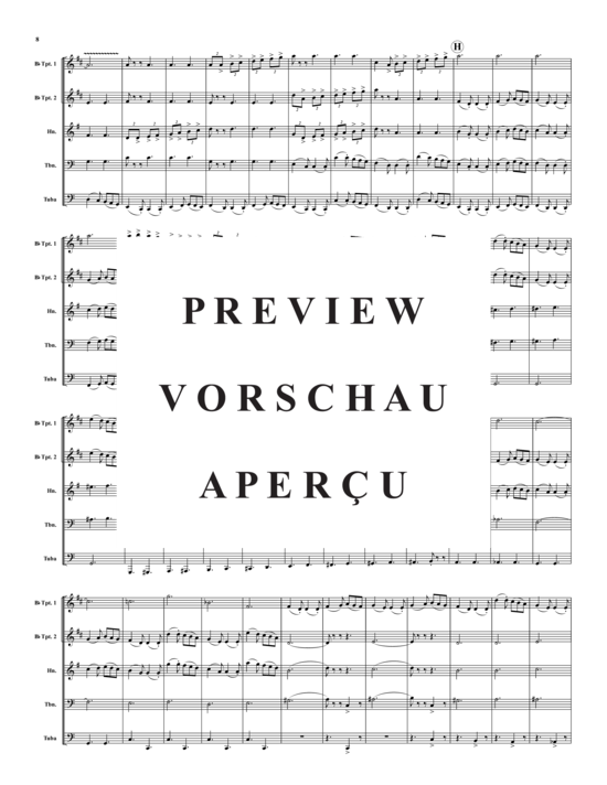 Produktgalerie: Seite 9 von 21 Zwei Sätze aus St. Paul´s Suite , , (Blechbläser-Quintett)