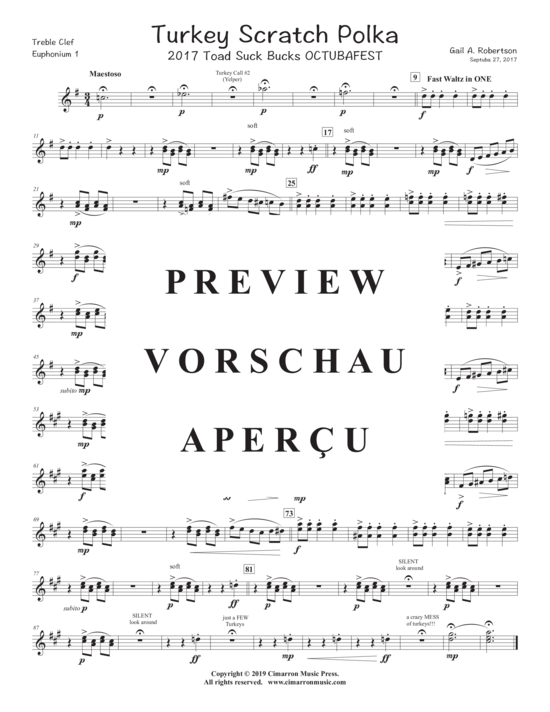 Product gallery: Page 8 of 12 Turkey Scratch Polka , , (Tuba Quartett EETT)