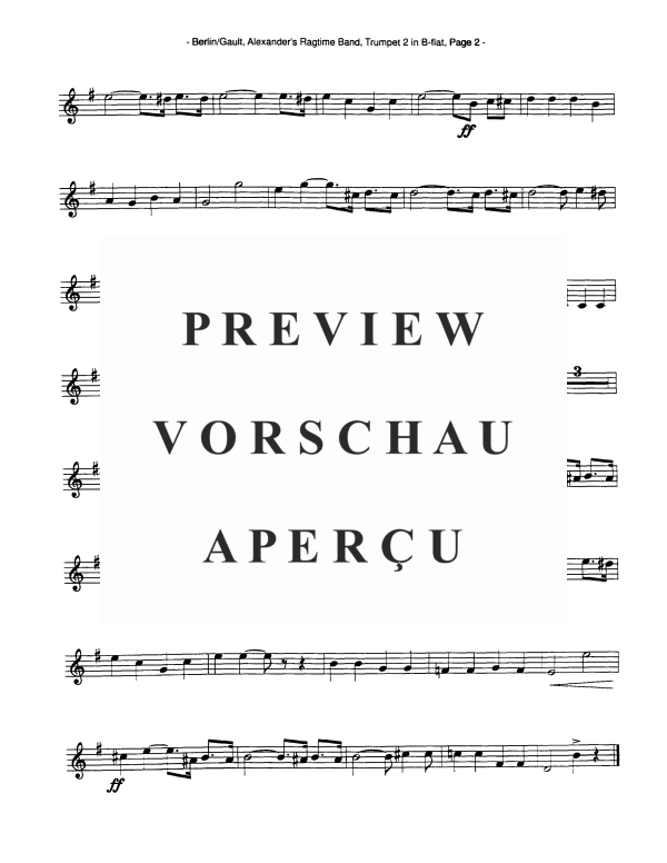 Produktgalerie: Seite 11 von 11 Alexander's Ragtime Band, , Blechbläser Quintett