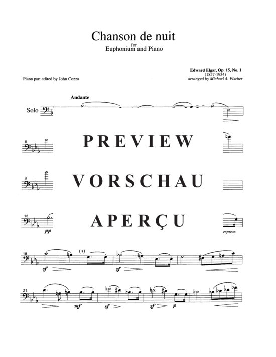 gallery: Chanson de Nuit , , (Euphonium + Klavier)