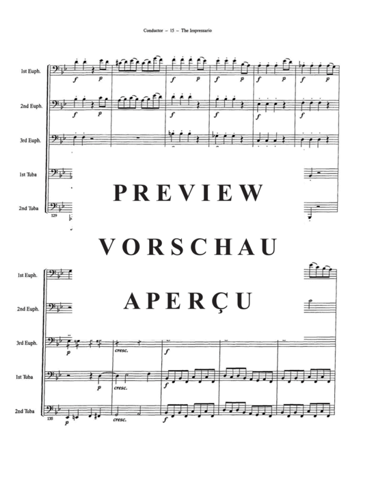 Product gallery: Page 19 of 21 Impresario Overture, The , , (Tuba Quintet EEETT)