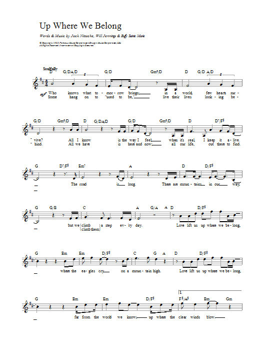 Produktbild zu: Up Where We Belong