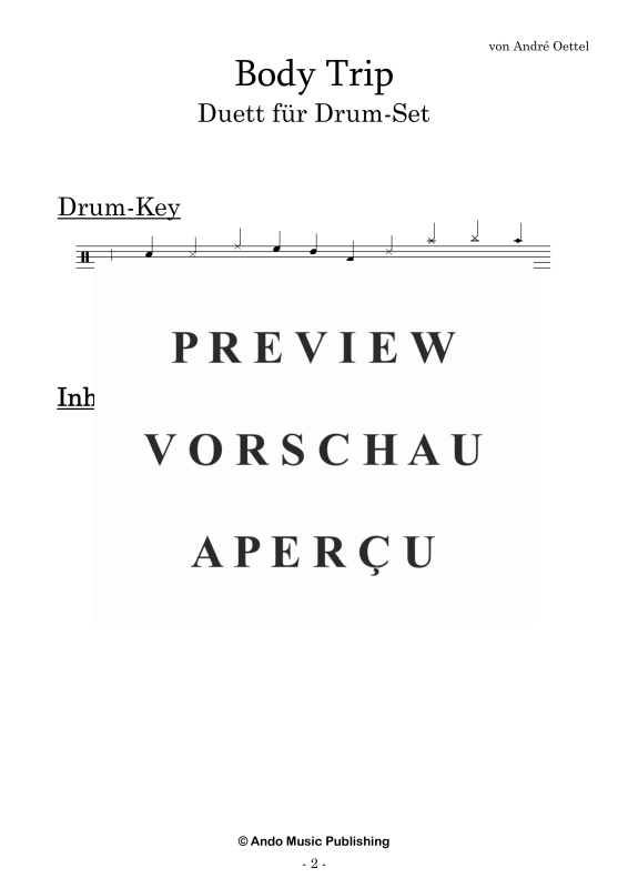 Produktgalerie: Seite 4 von 11 Body Trip, , Drumset Duett