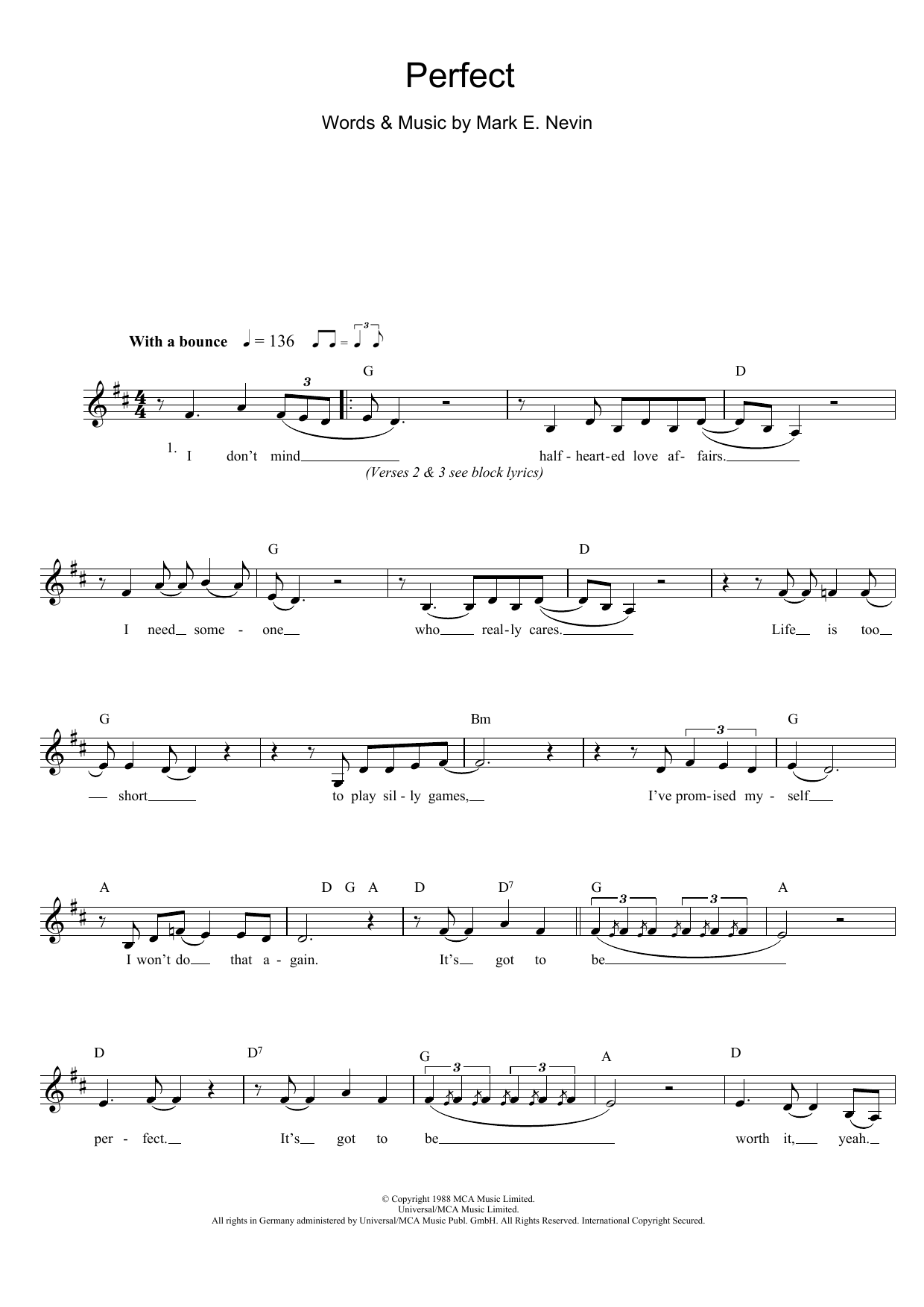 Produktgalerie: Seite 1 von 1 Perfect, Fairground Attraction, Melodieinstrument