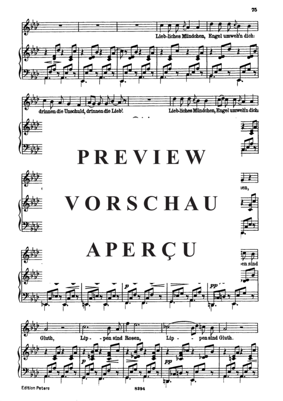 gallery: Wiegenlied D.867 Wie sich der Äuglein , , (Gesang hoch + Klavier)
