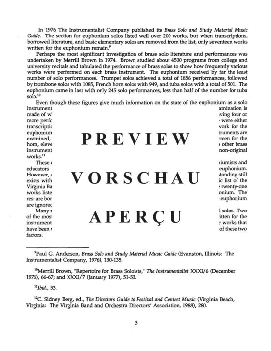 gallery: An Annotated Bibliography , , (Euphonium)