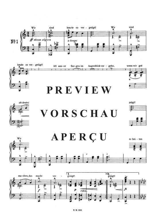 Produktgalerie: Seite 5 von 11 Wir sind heute so vergnügt, , Klavier und Gesang