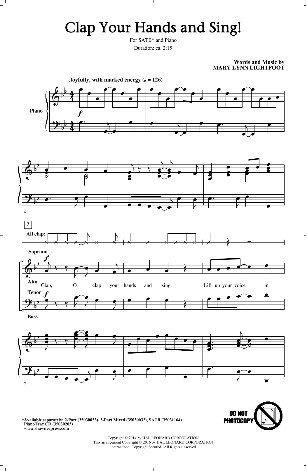 Produktbild zu: Clap Your Hands And Sing!