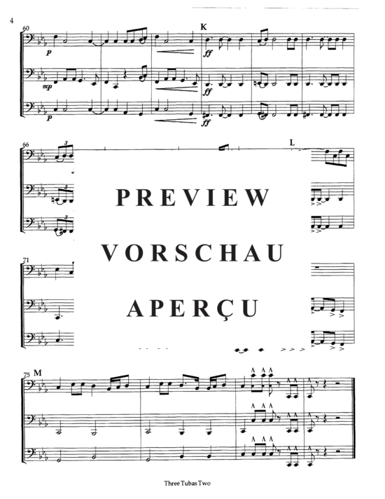 Produktgalerie: Seite 6 von 12 Three Tubas Two , , (Tuba Dett + opt. Tuba 3)