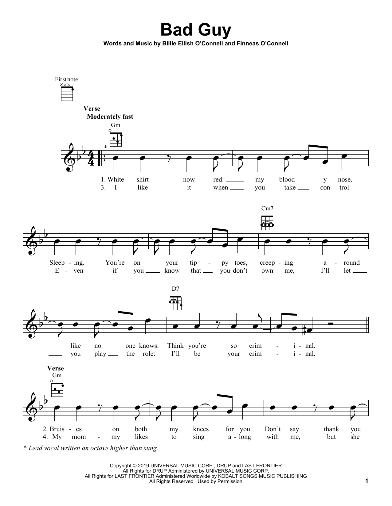 Produktbild zu:  bad guy - Billie Eilish