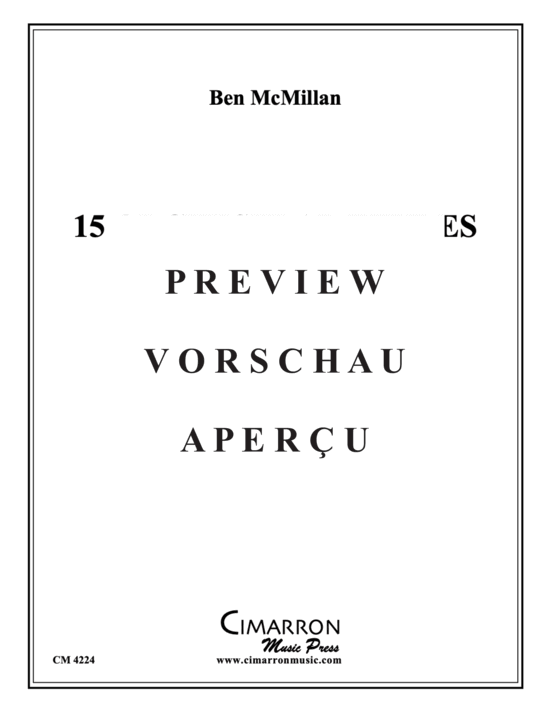 Product gallery: Page 2 of 21 15 Orchestral Etudes for Contrabass Tuba , , (KontrabassTuba Solo)