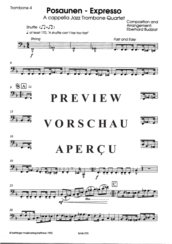 Product gallery: Page 15 of 16 Posaunen-Expresso , , (4x trombones)