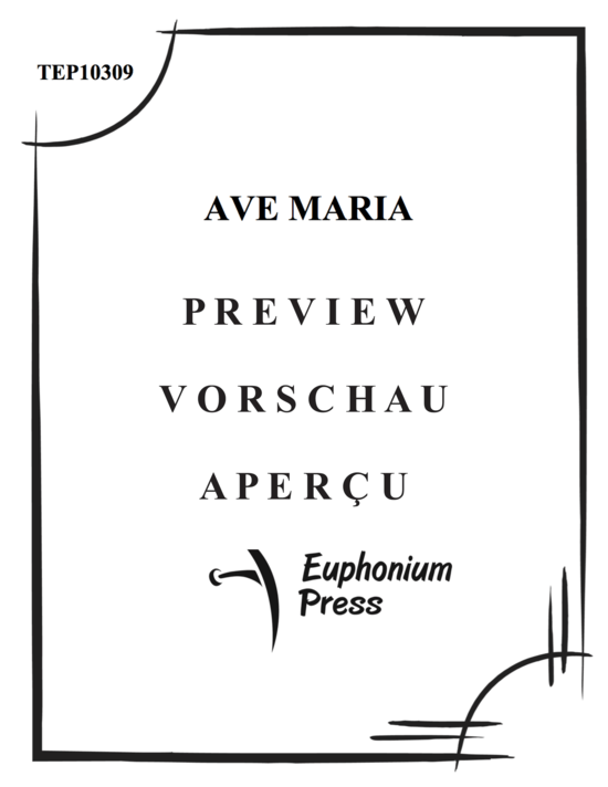 Product gallery: Page 2 of 10 Ave Maria , , (Tuba Quartett EETT)