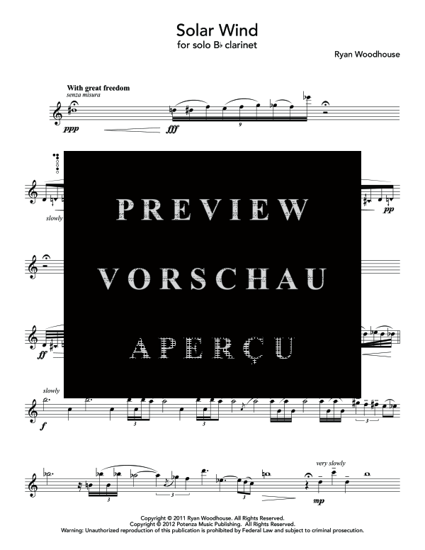 Product gallery: Page 5 of 10 Solar Wind, , (Klarinette Solo)