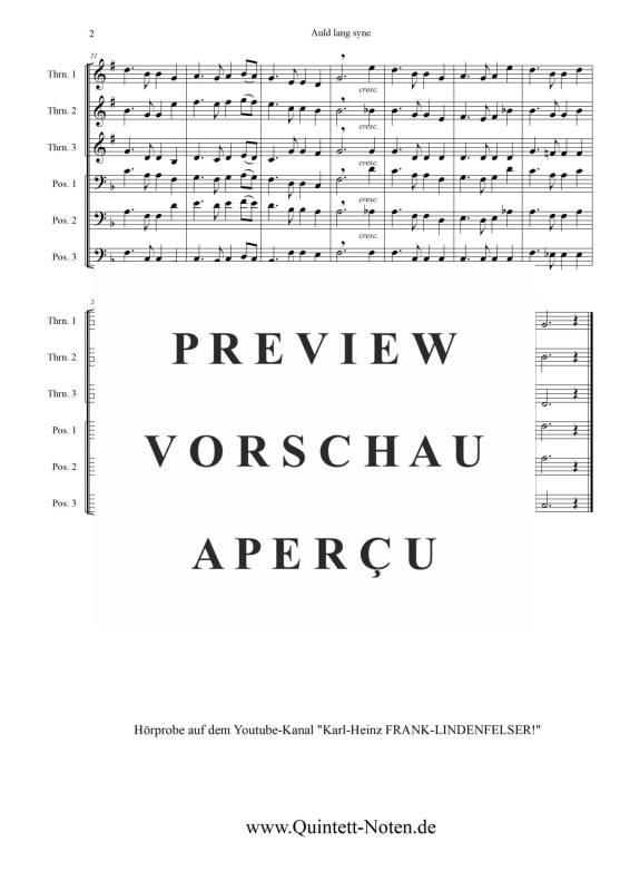 Product gallery: Page 4 of 10 Auld Lang Syne, , Tenor Horn Trio Or Trombone Trio