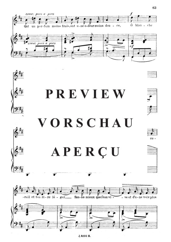 Product gallery: Page 3 of 6 Les roses d'Hispahan Op.39 No.4, , Medium Voice and Piano