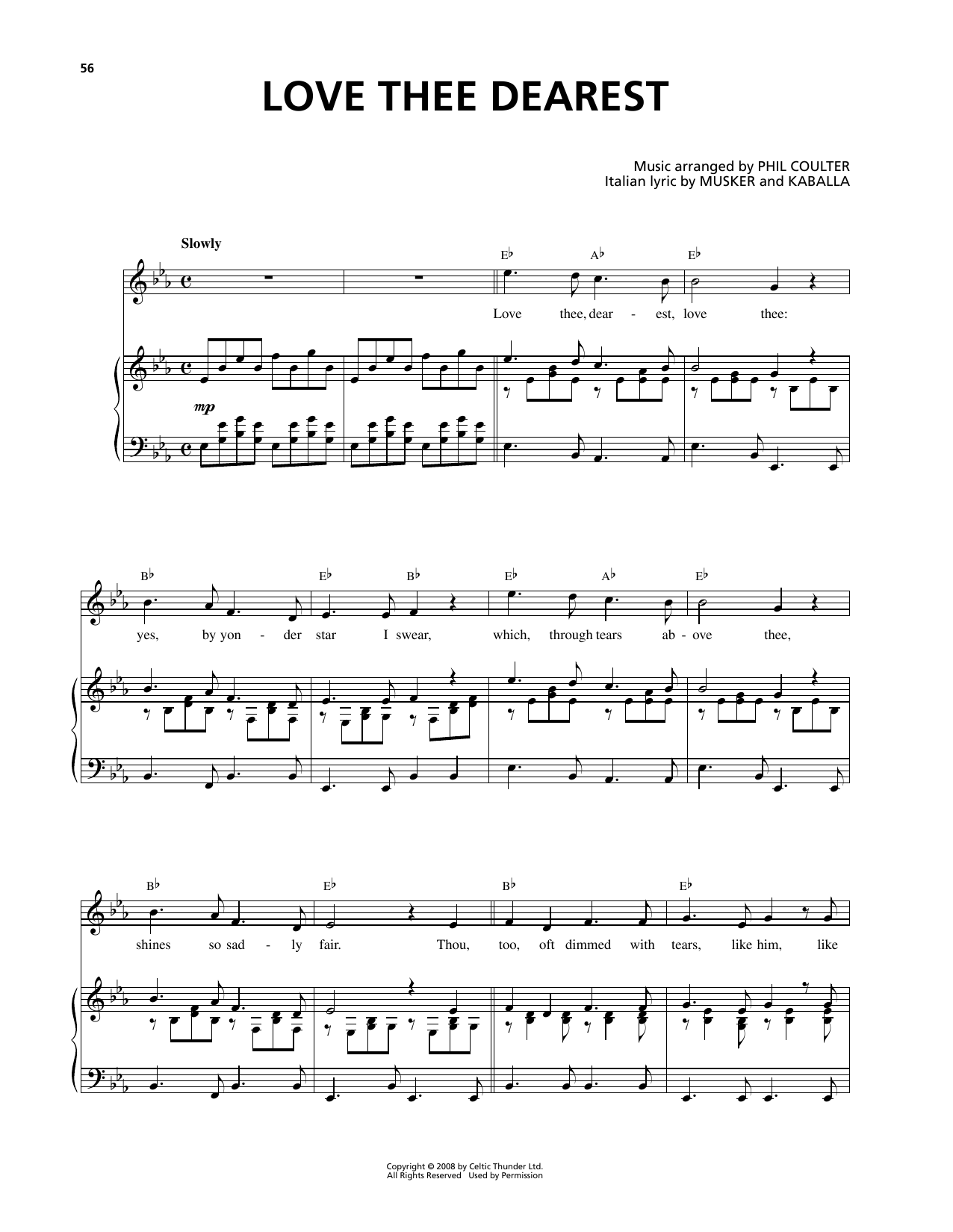 Produktgalerie: Seite 1 von 1 Love Thee Dearest, Celtic Thunder, Gesang, Klavier