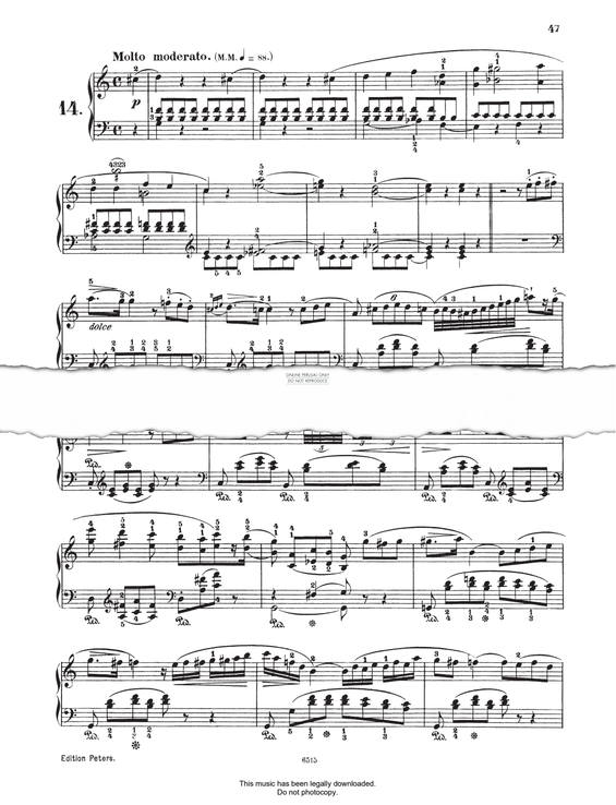 Product picture to: Nocturne No.14 in C Major