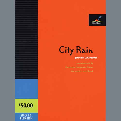 cover: City Rain - Euphonium in Bass Clef,