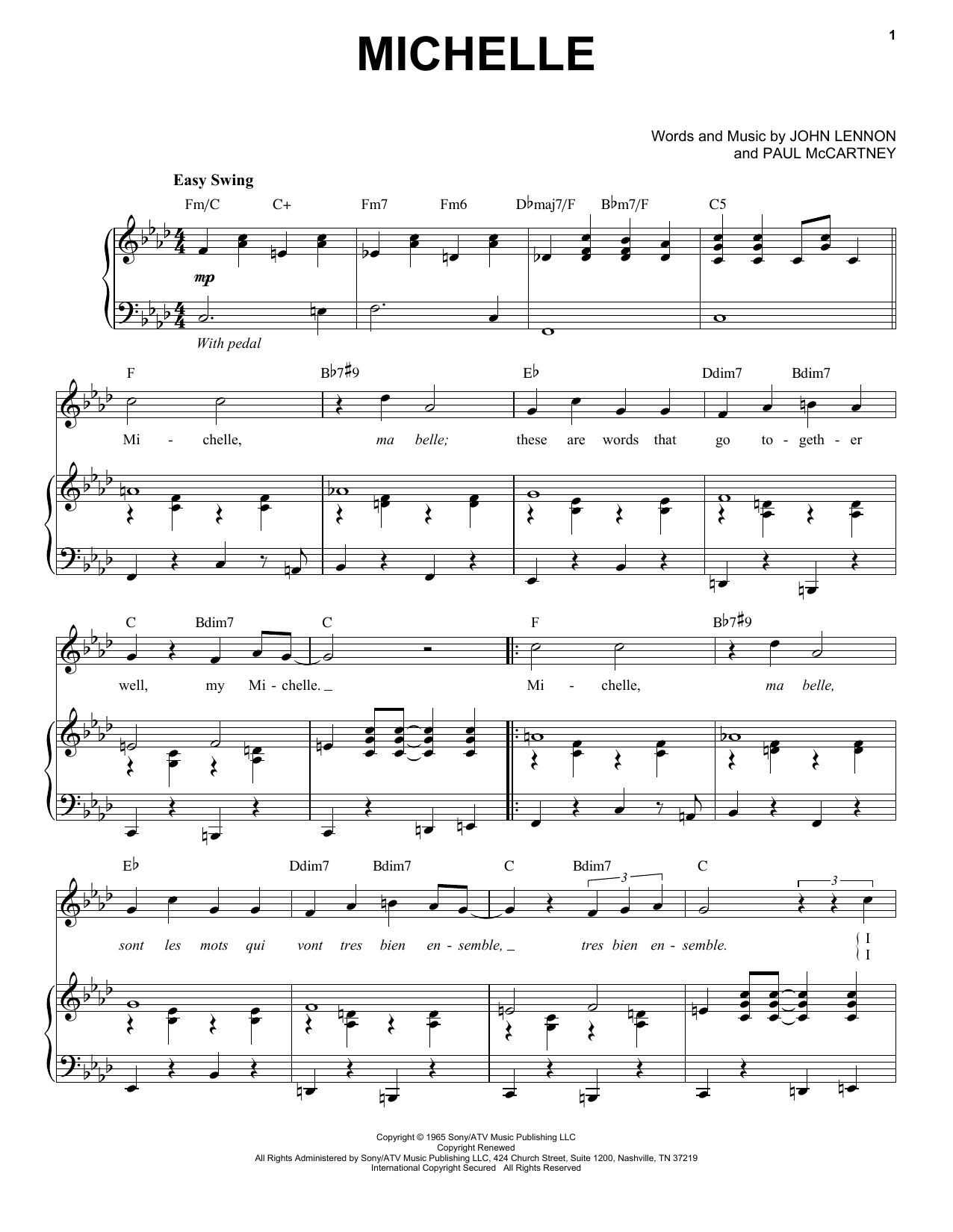 Product picture to:  Michelle - The Beatles