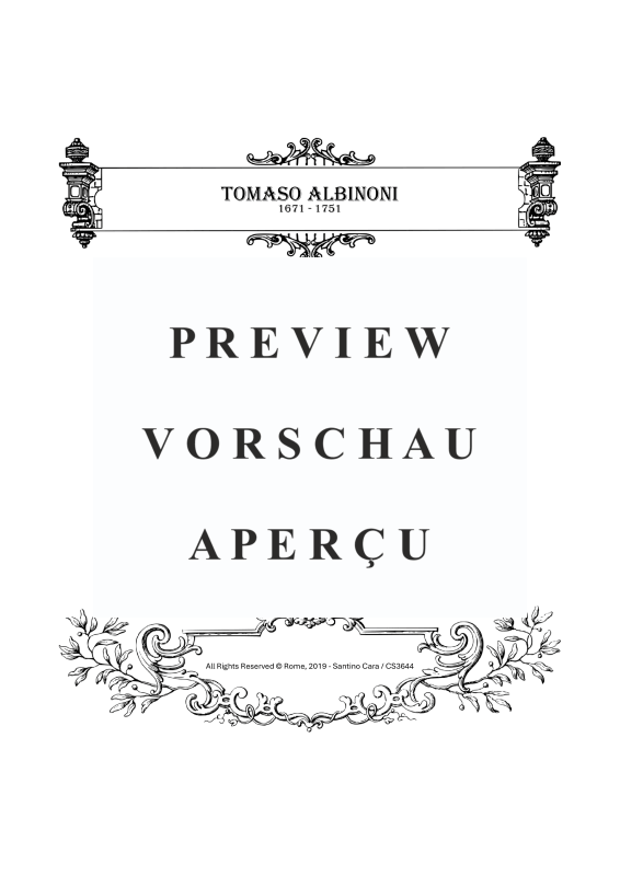 Product gallery: Page 2 of 11 Concerto in Ab-Dur Op.9, , Oboe D'Amore Solo, String Ensemble, and Harpsichord (Bc)