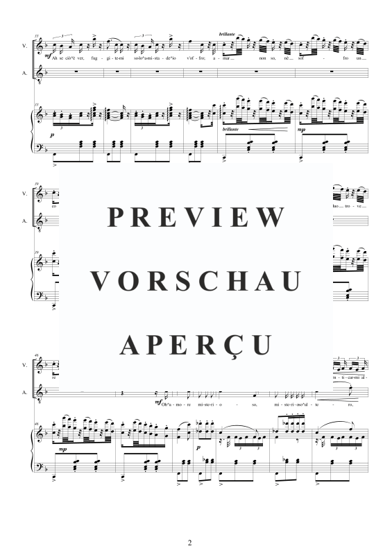 Produktgalerie: Seite 3 von 8 La Traviata - _(Act 1) Un dì felice, eterea, , Sopran, Tenor und Klavier