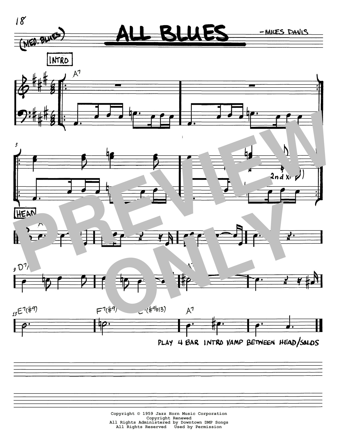Produktbild zu: All Blues