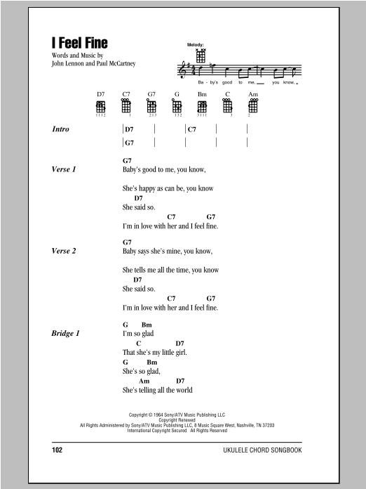 Product gallery: Page 1 of 1 I Feel Fine, The Beatles
