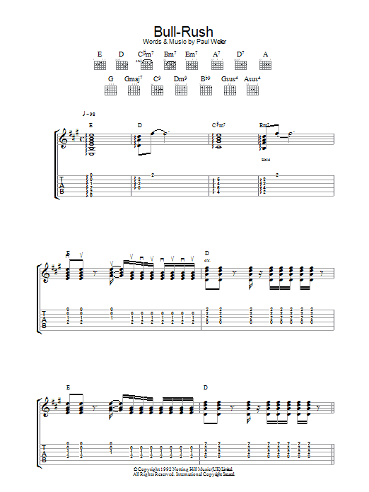 Produktgalerie: Seite 1 von 1 Bull-Rush, Paul Weller, Gitarre