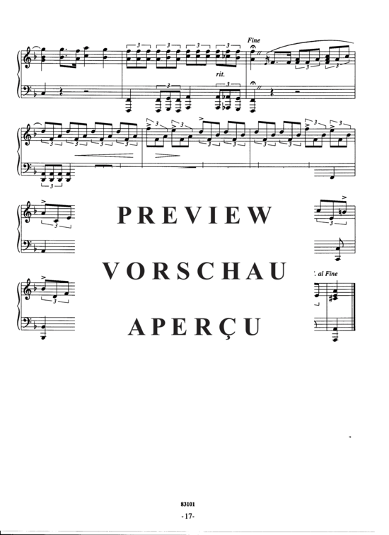 Product gallery: Page 4 of 5 Abschiedsblues , , Piano Solo