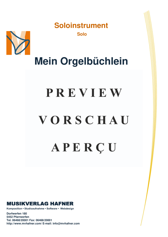 Product gallery: Page 2 of 11 Mein Orgelbüchlein, , (Orgel Solo)