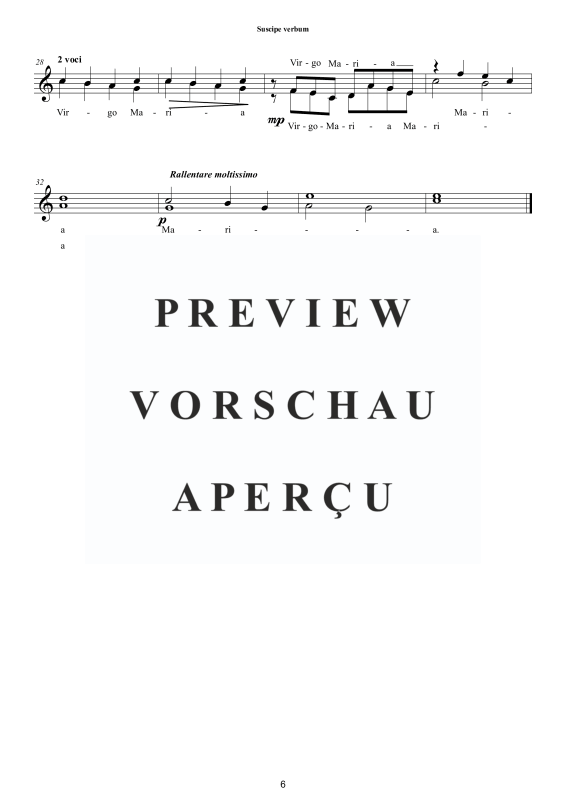 Produktgalerie: Seite 7 von 10 Suscipe verbum - Geistliche Motette, , Gemischter Chor