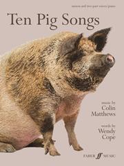cover: Oxfordshire Sandy and Black (from 'Ten Pig Songs'), Colin Matthews