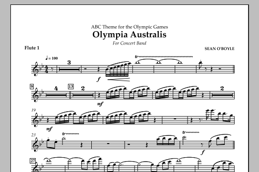 Produktbild zu:  Olympia Australis (Concert Band) - Flute 1 - 