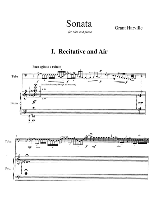 Produktbild zu: Sonata Grant Harville
