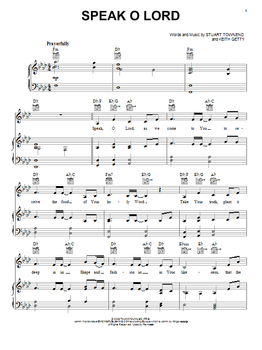 Produktbild zu: Speak O Lord