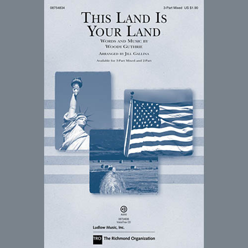 cover: This Land Is Your Land (arr. Jill Gallina), Woody Guthrie, Chor