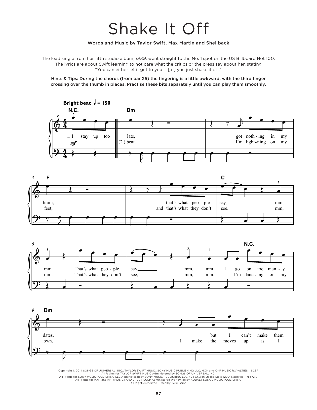 Produktbild zu: Shake It Off