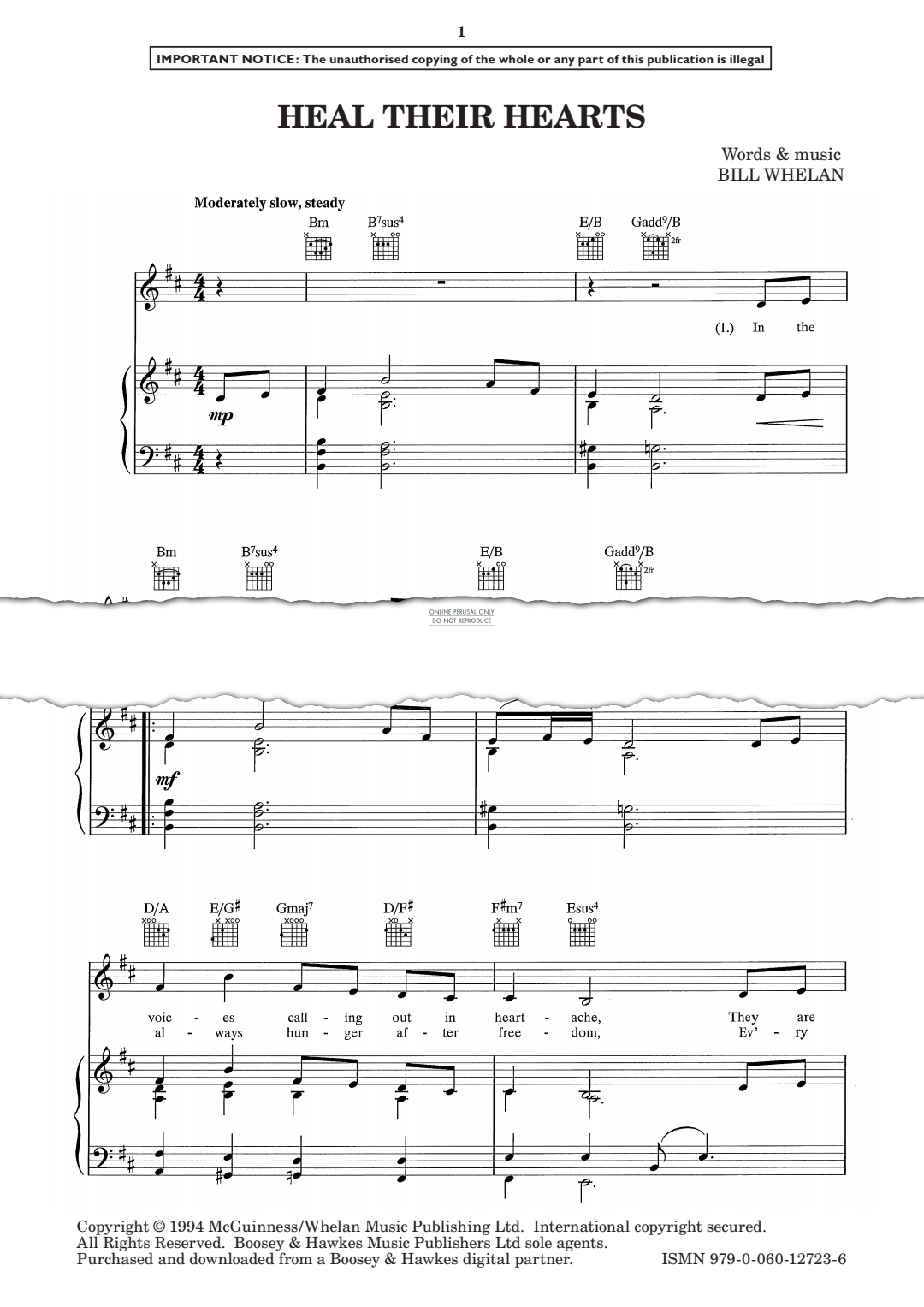 gallery: Heal Their Hearts (from 'Riverdance'), Bill Whelan