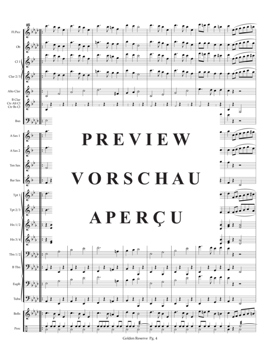 Product gallery: Page 5 of 20 Golden Reserve Marsch , , (Concert Band)