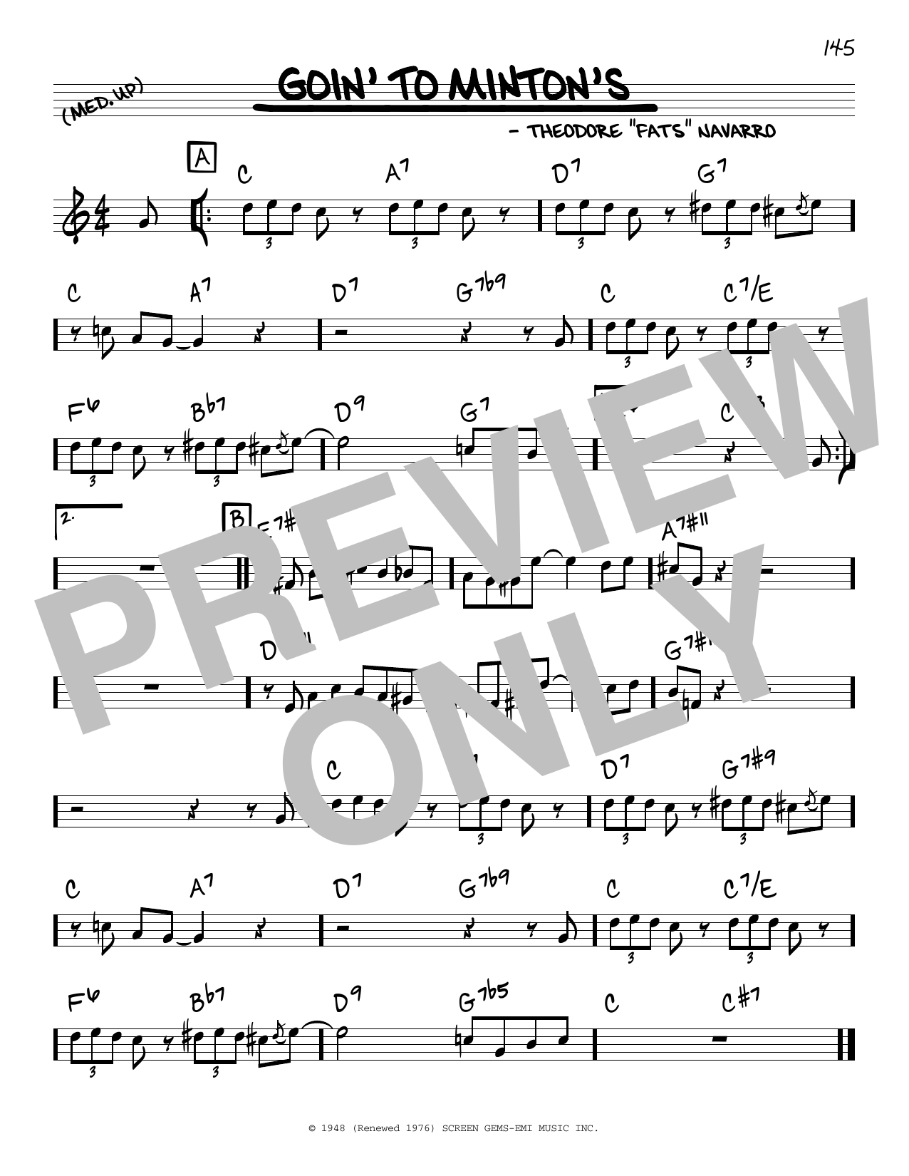 Produktbild zu: Goin' To Minton's