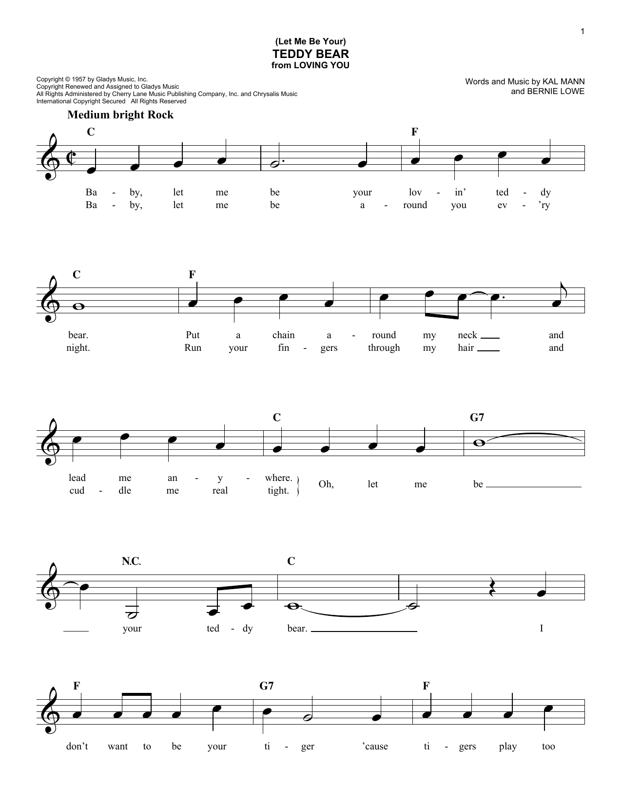 Produktgalerie: Seite 1 von 1 (Let Me Be Your) Teddy Bear, Elvis Presley