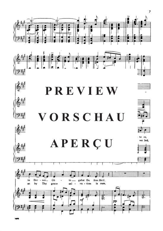 gallery: Dank sei dir, Herr, , Alto Solo and Piano