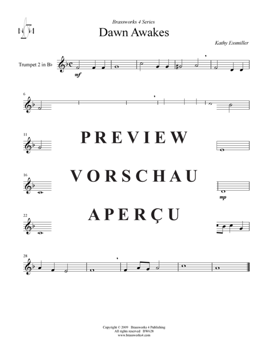 Produktgalerie: Seite 5 von 6 Dawn Awakes , , (3x Trompete + Klavier)