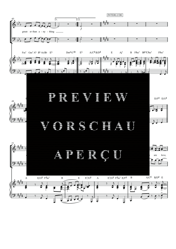 gallery: Greater Than Anything, , Gemischter Chor SAM/Solo opt. und Klavier