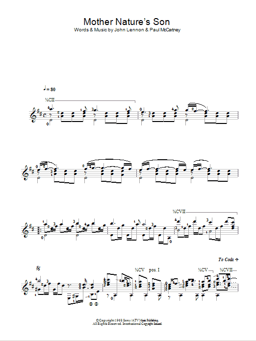 Product gallery: Page 1 of 1 Mother Nature's Son, The Beatles