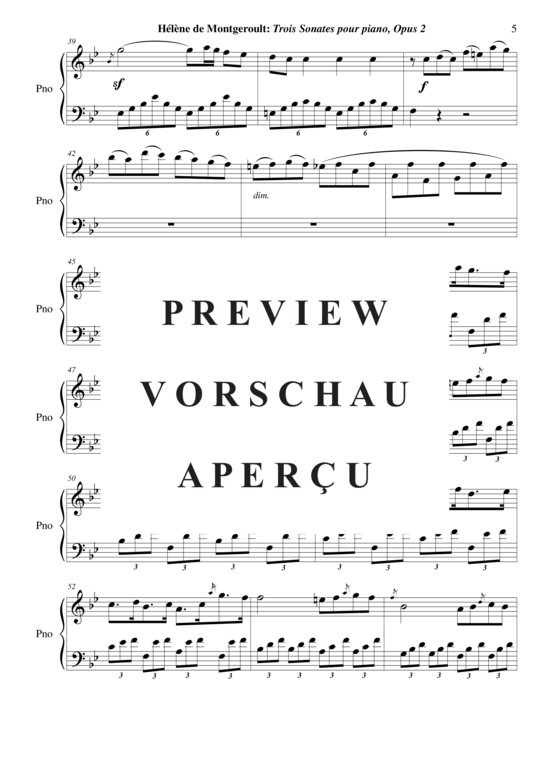 Product gallery: Page 6 of 21 3 Sonatas, opus 2 , Nicolas Horvath, Piano Solo