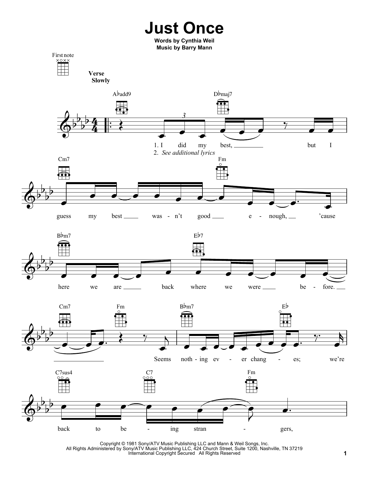 Product gallery: Page 1 of 1 Just Once, Quincy Jones featuring James Ingram