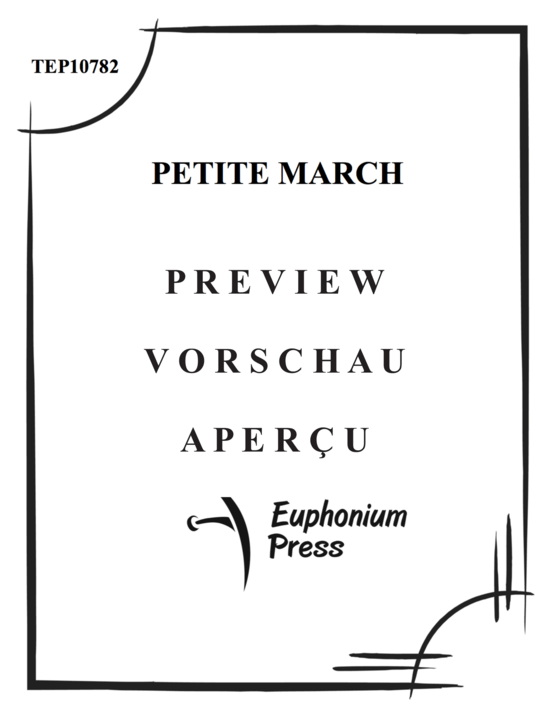 Produktgalerie: Seite 2 von 21 Petite March , , (Bass Posaune/Euphonium, Tuba + Klavier)