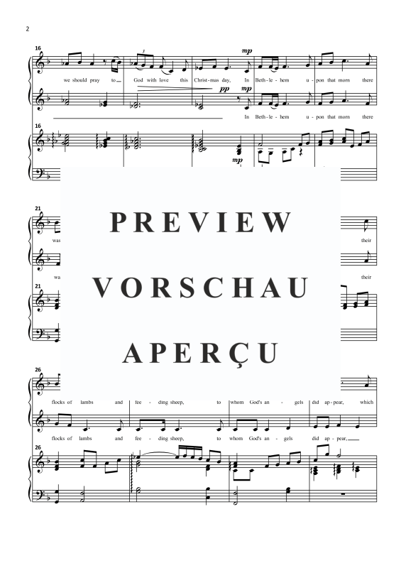 Produktgalerie: Seite 5 von 9 The Wexford Carol, , Frauenchor SSA und Klavier